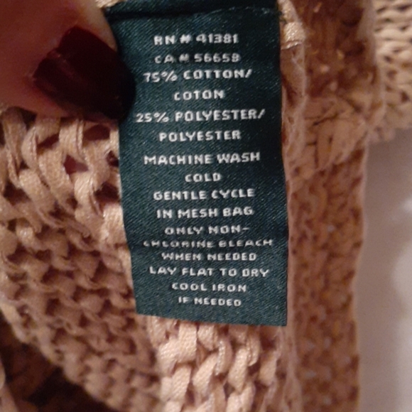 Lauren Ralph Lauren Woven cotton blend Top - Picture 5 of 5